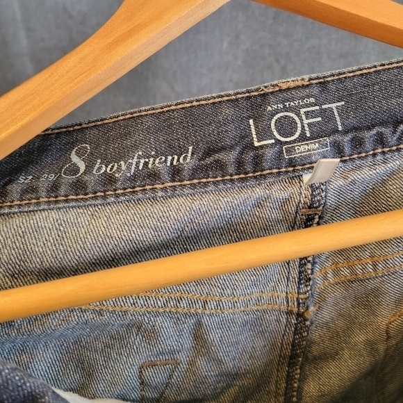 Ann Taylor Boyfriend Jeans Size 8 - Picture 4 of 5